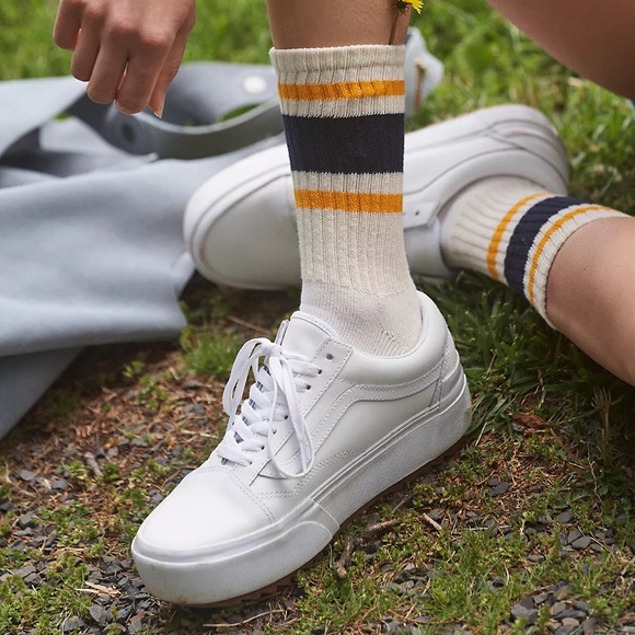 canvas old skool stacked shoes
